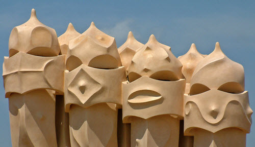 Barcelona La Pedrera Rooftop