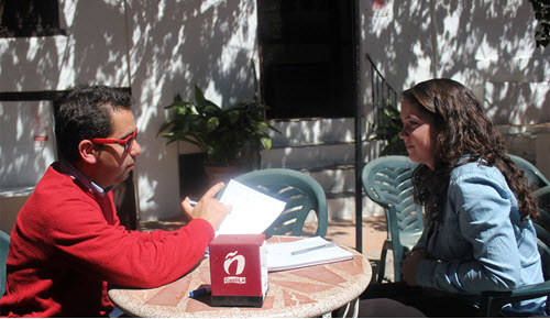 Castila Spanish Class in Garden