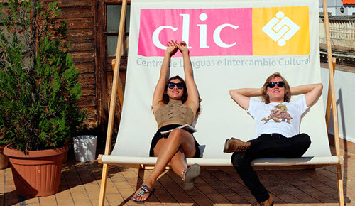 Clic Students on Terrace